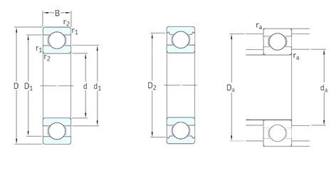 Bearing 61901 SKF