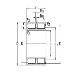 Bearing NNCF4848-V NKE