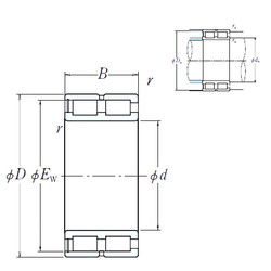 Bearing NNCF4968V NSK