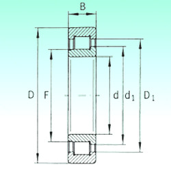 Bearing SL192320 NBS