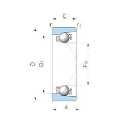 Bearing VTAA19Z-4 NSK