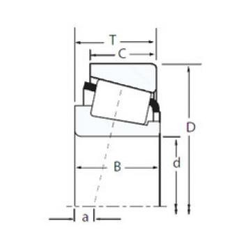 Bearing X33116M/Y33116M Timken