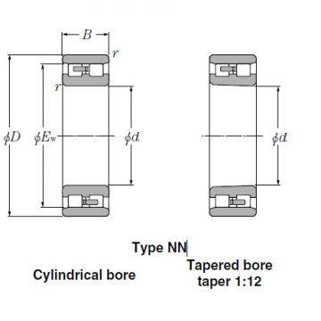 Bearings Tapered Roller Bearings NN3022K