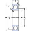 Bearing 61836 SKF