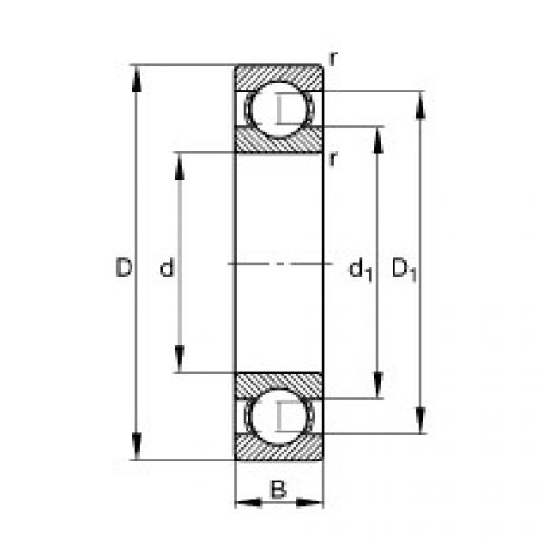 Bearing 61848 FAG #1 image