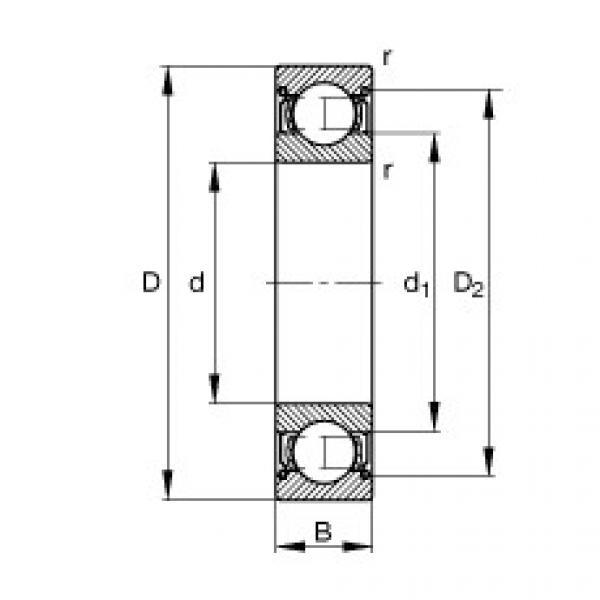 Bearing 61900-2Z FAG #1 image