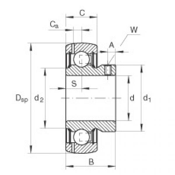 Bearing GAY12-NPP-B-FA164 INA #1 image