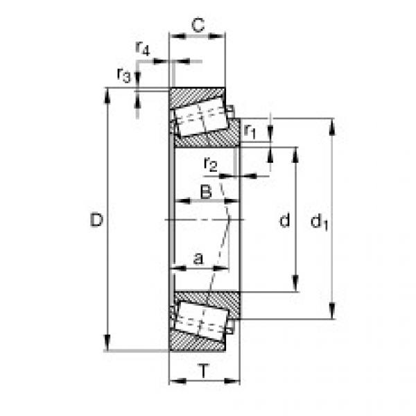 Bearing T2ED080 FAG #1 image