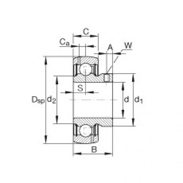 Bearing GAY008-NPP-B-AS2/V INA #1 image