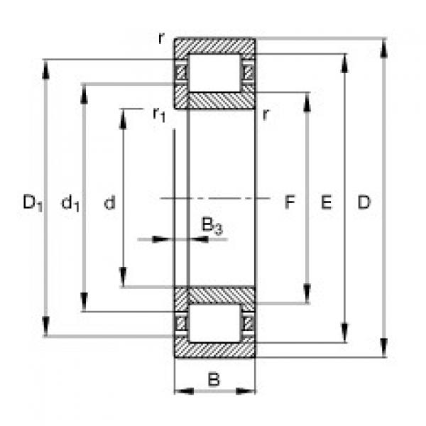 Bearing NUP2328-E-M1 FAG #1 image