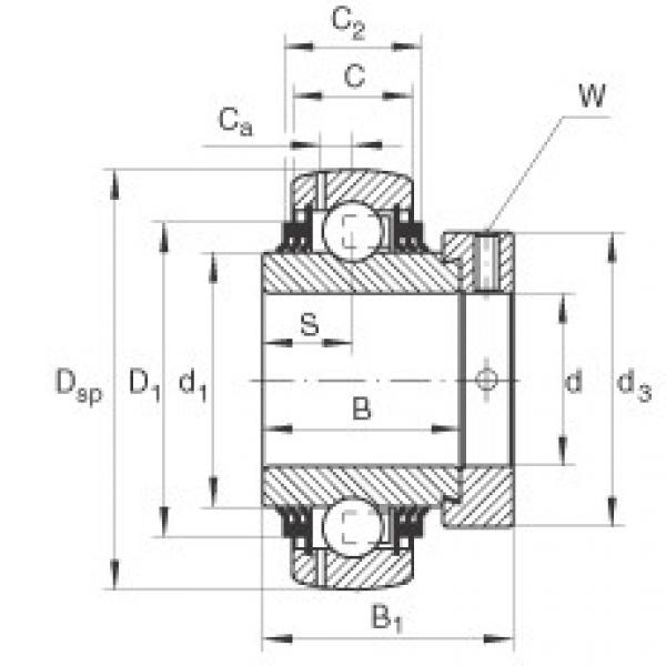 Bearing GE20-KTT-B INA #1 image