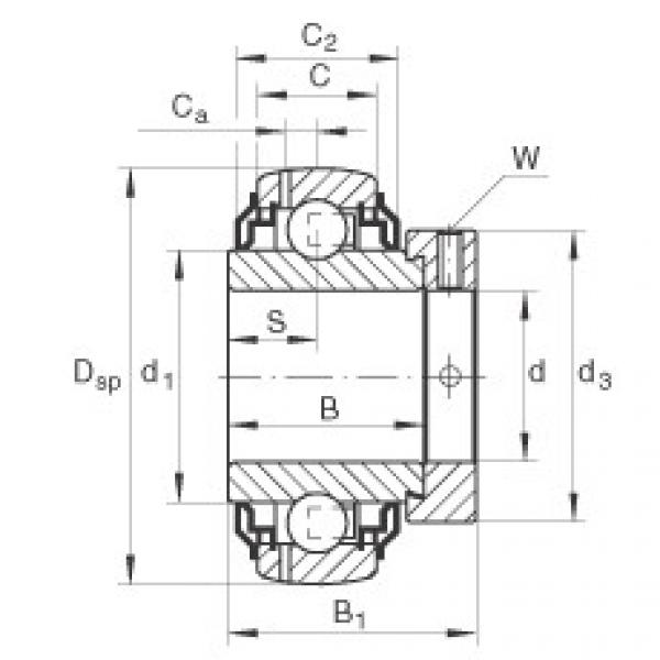 Bearing GE35-KRR-B-2C INA #1 image