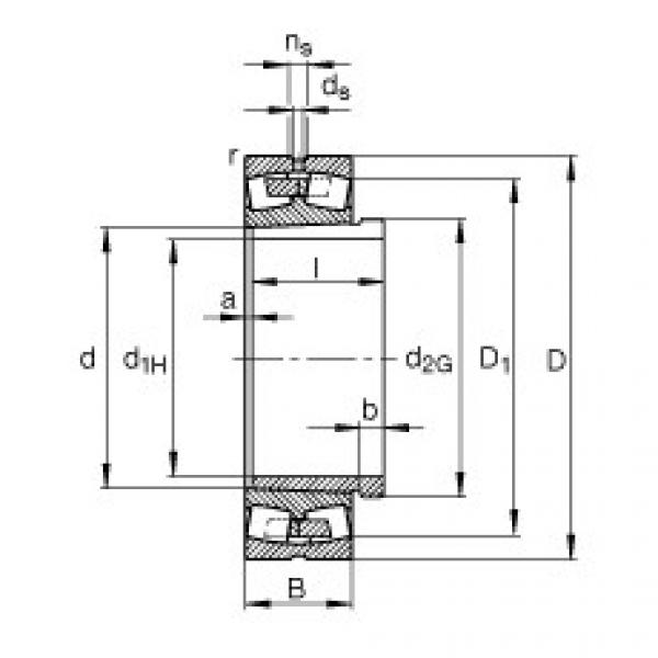 Bearing 239/560-B-K-MB + AH39/560-H FAG #1 image