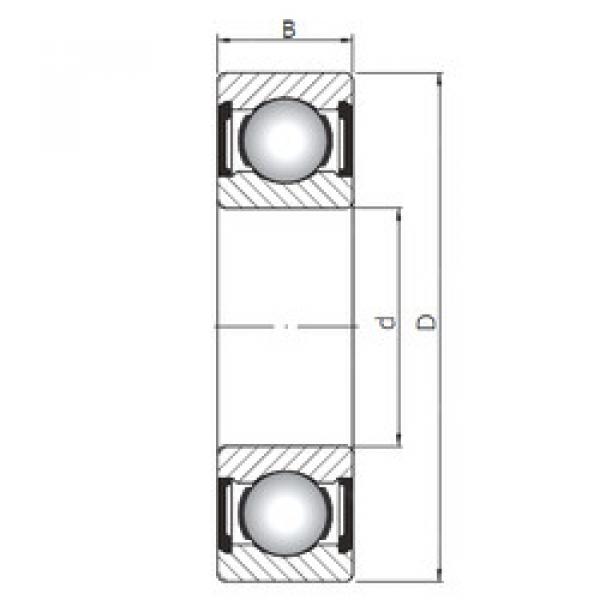 Bearing 61836 ZZ ISO #1 image