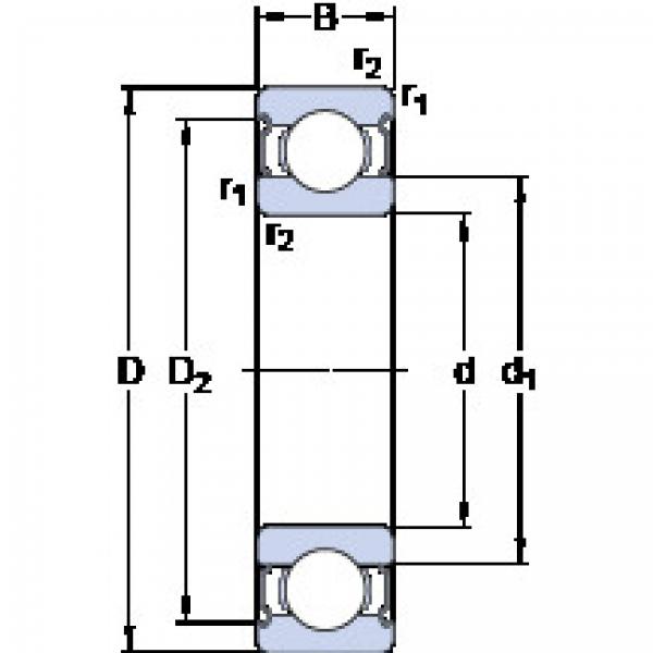 Bearing 619/6-2Z SKF #1 image