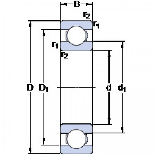 Bearing 61848 SKF #1 image