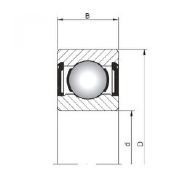 Bearing 619/2,5 ZZ ISO #1 image