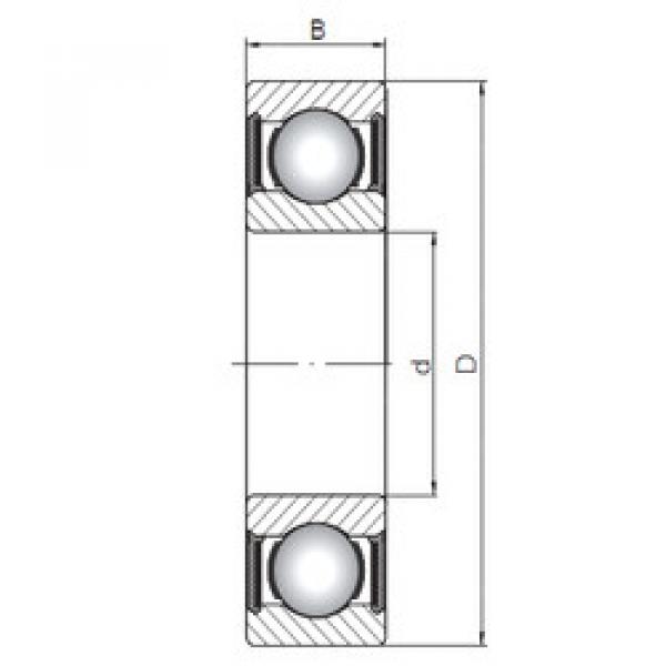 Bearing 61900-2RS CX #1 image