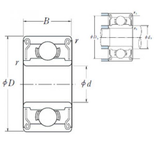 Bearing 634ZZ ISO #1 image