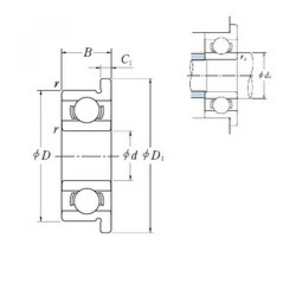 Bearing FR 4B NSK #1 image