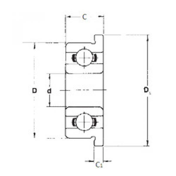 Bearing FR133 FBJ #1 image