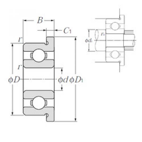 Bearing FLBC2-6 NTN #1 image