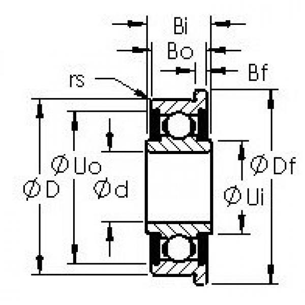 Bearing FRW4-2RS AST #1 image