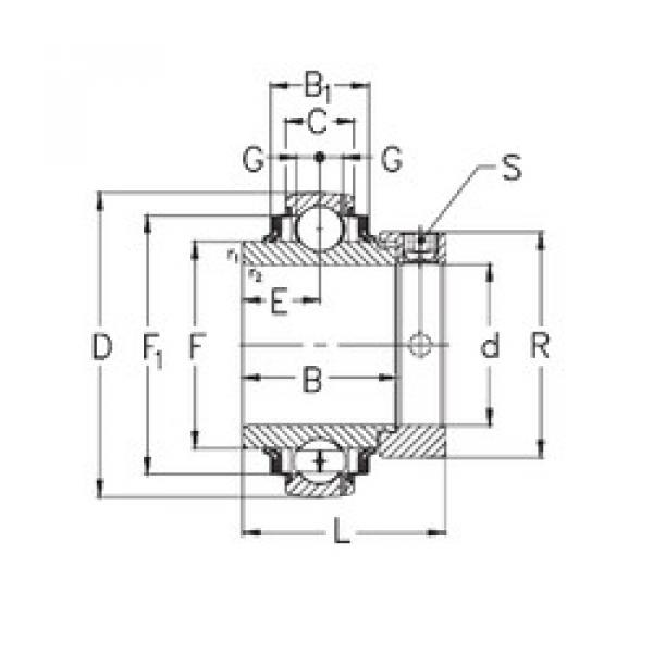 Bearing GE90-KRRB NKE #1 image