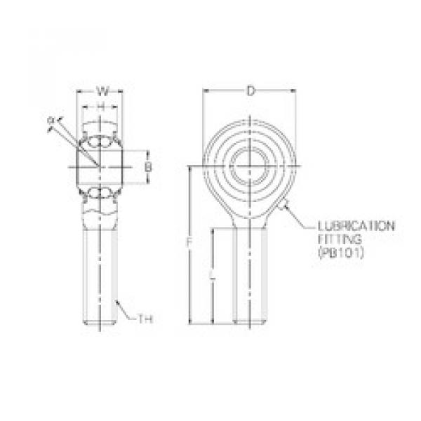 Bearing PBR20EFN NMB #1 image