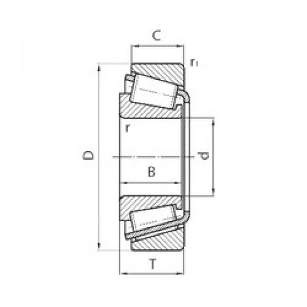 Bearing TR408021 KBC #1 image