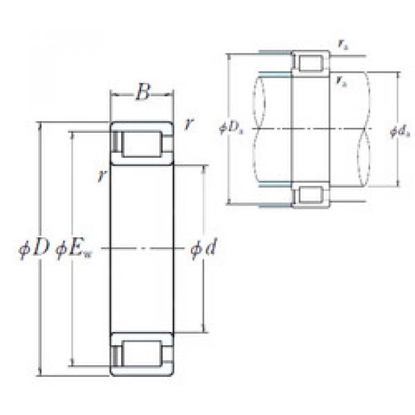 Bearing NCF1888V NSK #1 image