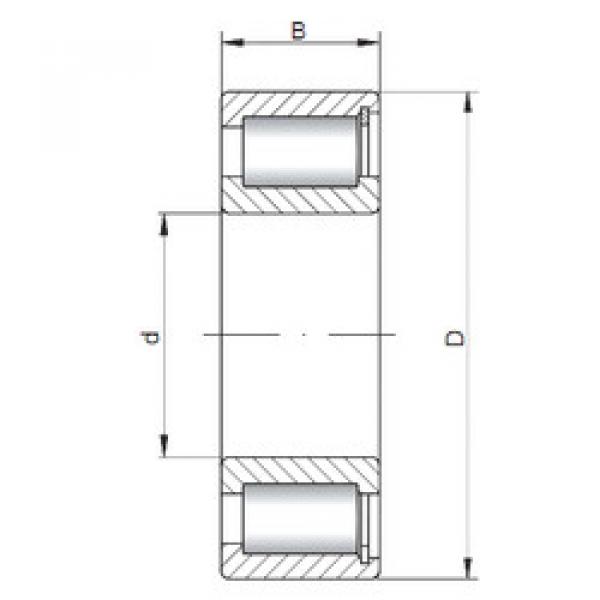 Bearing NCF1852 V ISO #1 image