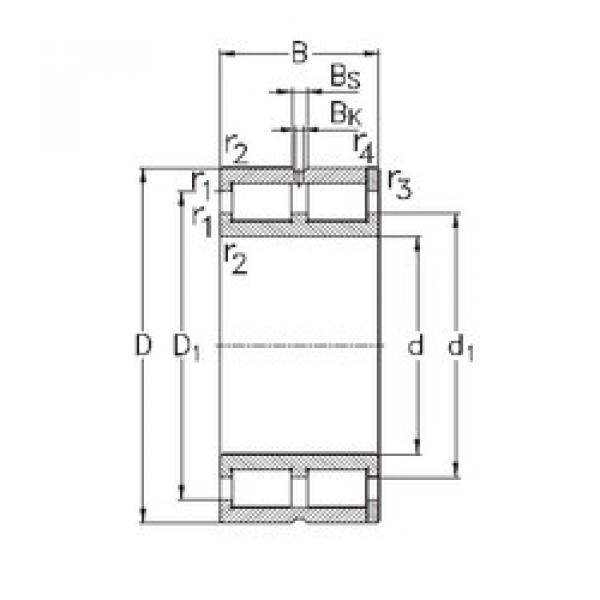 Bearing NNC49/500-V NKE #1 image