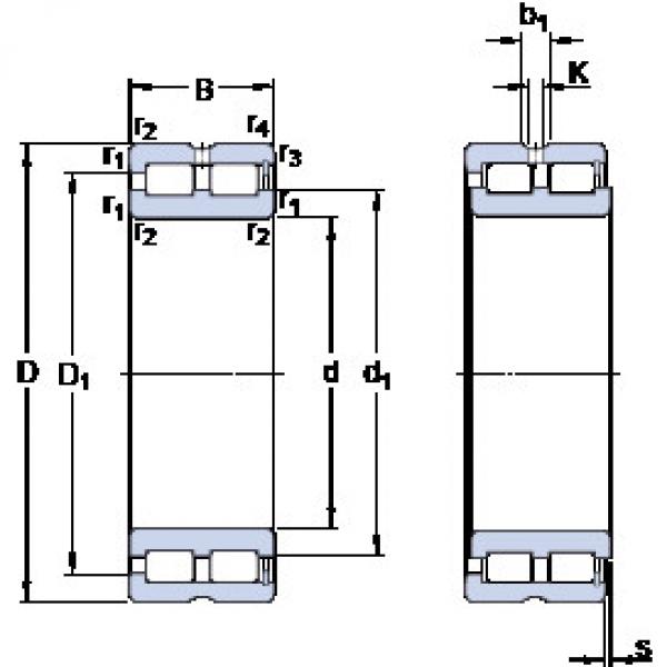 Bearing NNCF 4914 CV SKF #1 image