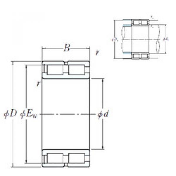 Bearing NNCF4856V NSK #1 image