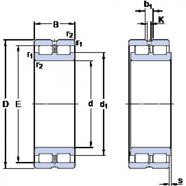 Bearing NNCL 4832 CV SKF #1 image