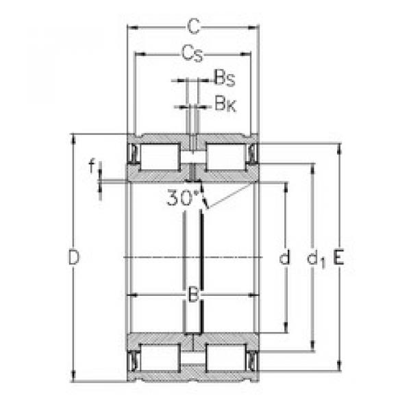 Bearing NNF5006-2LS-V NKE #1 image