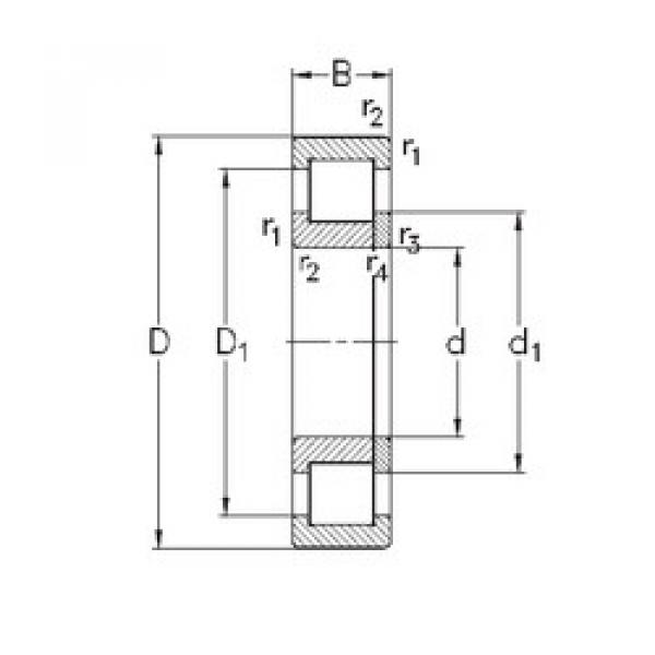 Bearing NUP2324-E-MPA NKE #1 image