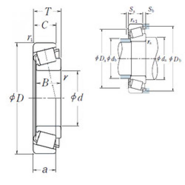 Bearing 32968 NSK #1 image