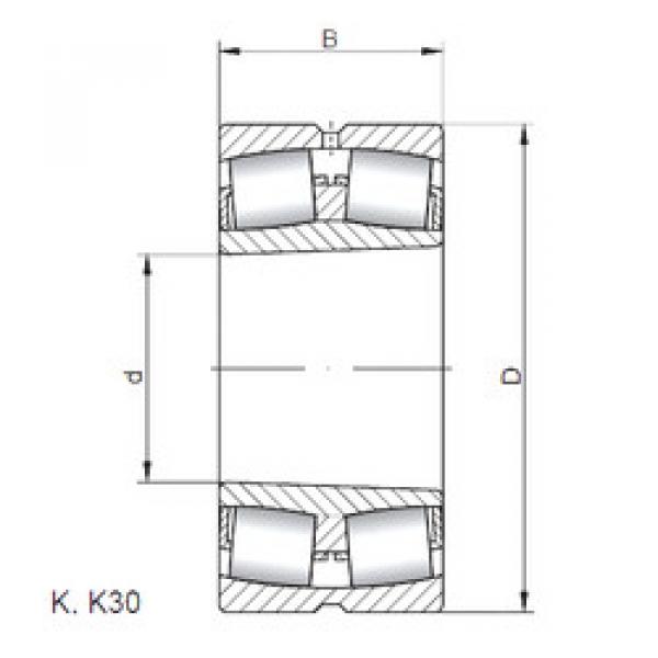 Bearing 239/1060 KCW33 CX #1 image