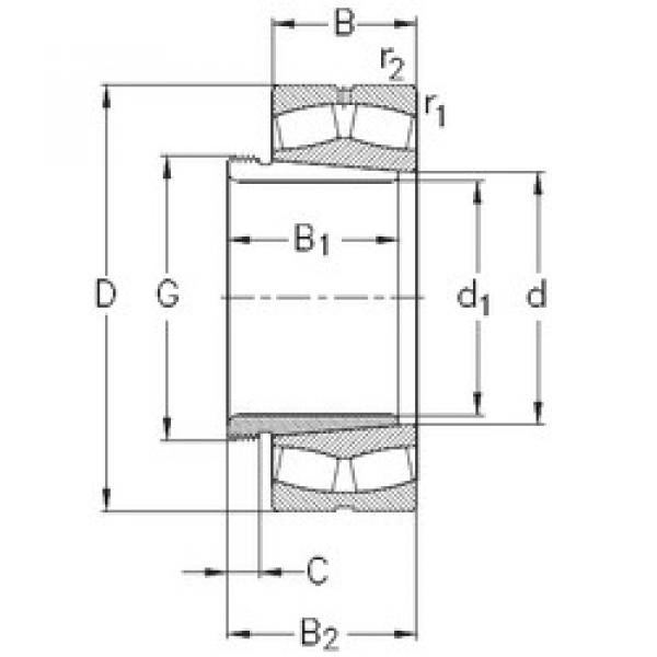 Bearing 239/630-K-MB-W33+AH39/630 NKE #1 image