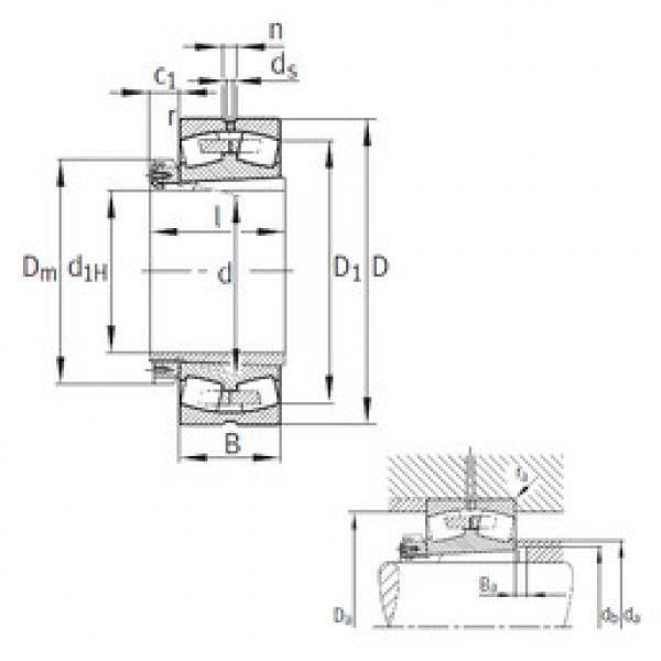 Bearing 239/560-B-K-MB+H39/560 FAG #1 image