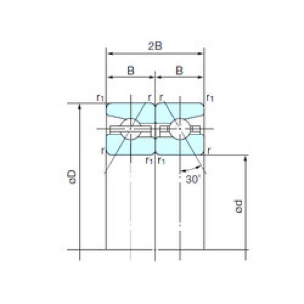 Bearing 70TAH10DB NACHI #1 image