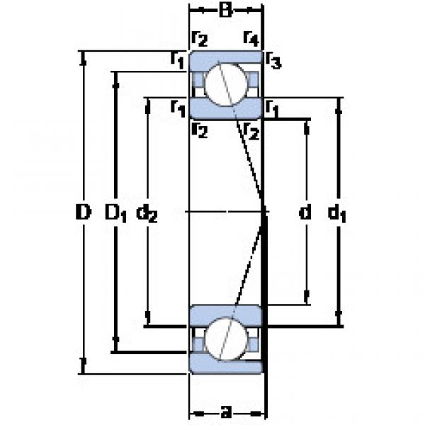 Bearing 71802 CD/P4 SKF #1 image