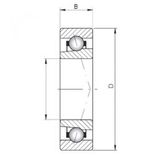 Bearing 71800 C ISO #1 image