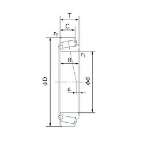 Bearing 850R/832 NACHI #1 image