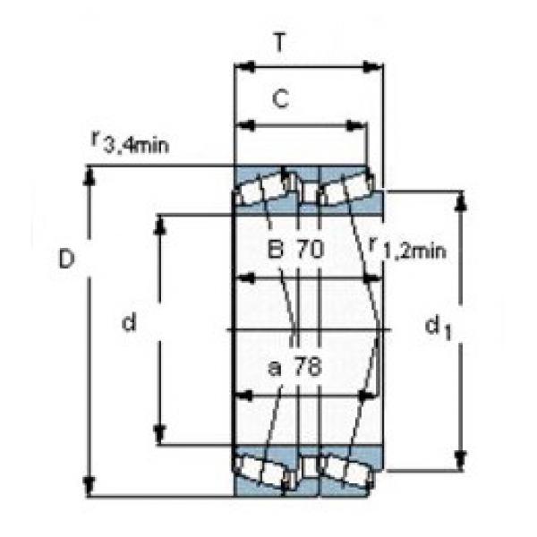 Bearing T7FC 070T83/QCL7CDTC10 SKF #1 image