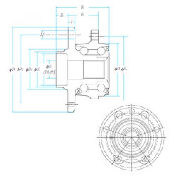 Bearing ZA-62BWKH01E-Y--01 E NSK #1 image