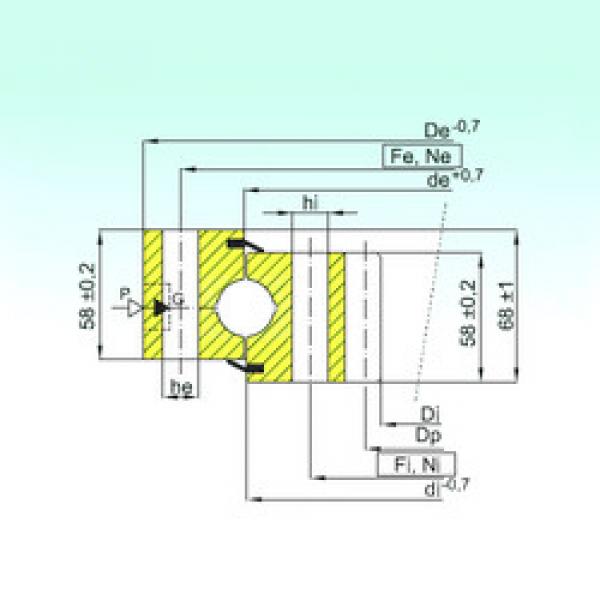 Bearing ZB1.25.1424.400-1SPPN ISB #1 image