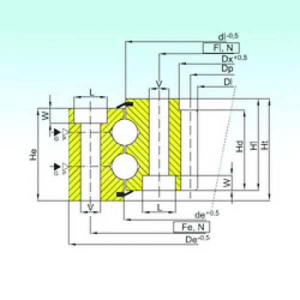 Bearing ZB2.25.1103.400-1SPPN ISB #1 image